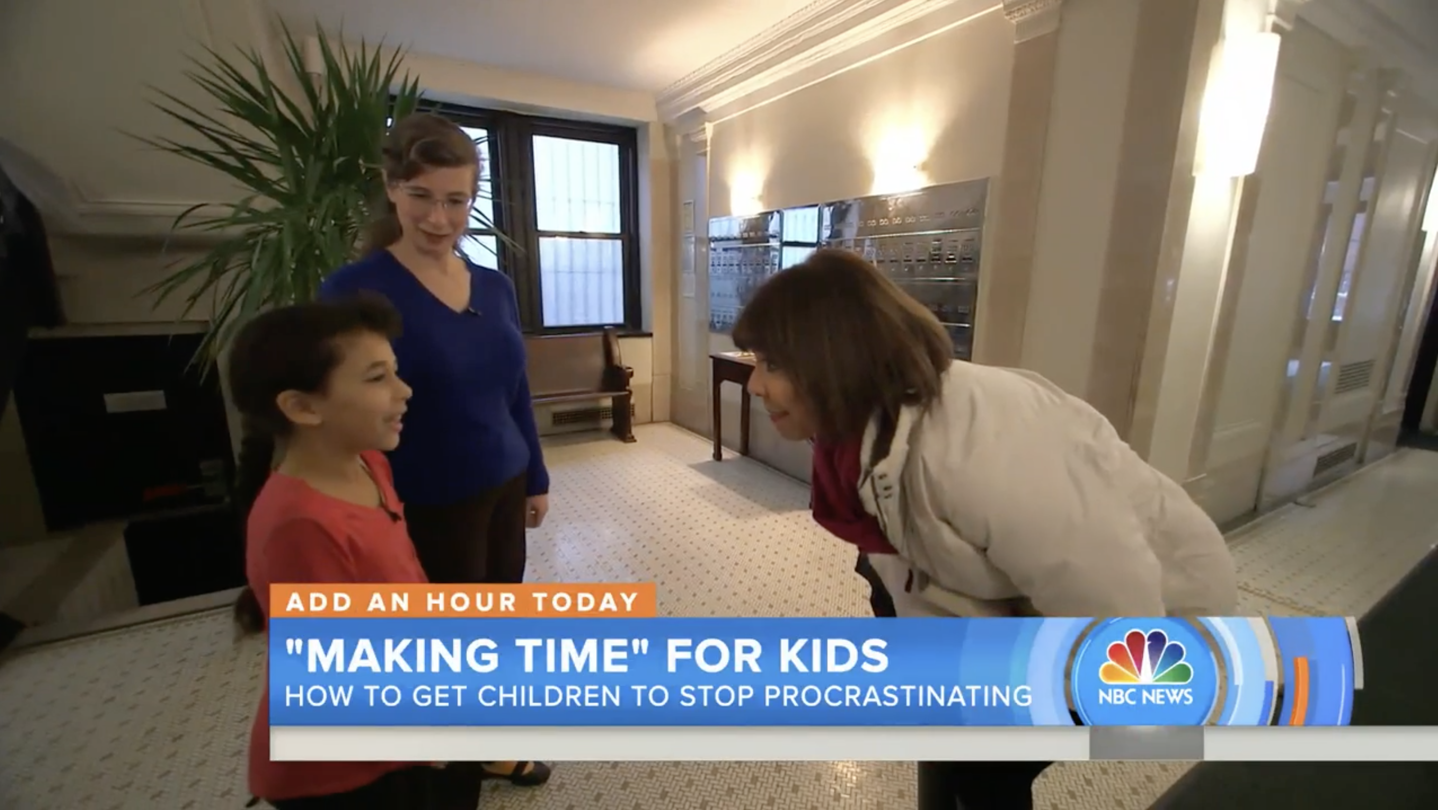 From TODAY, Susan helps student beat procrastination and lessen anxiety